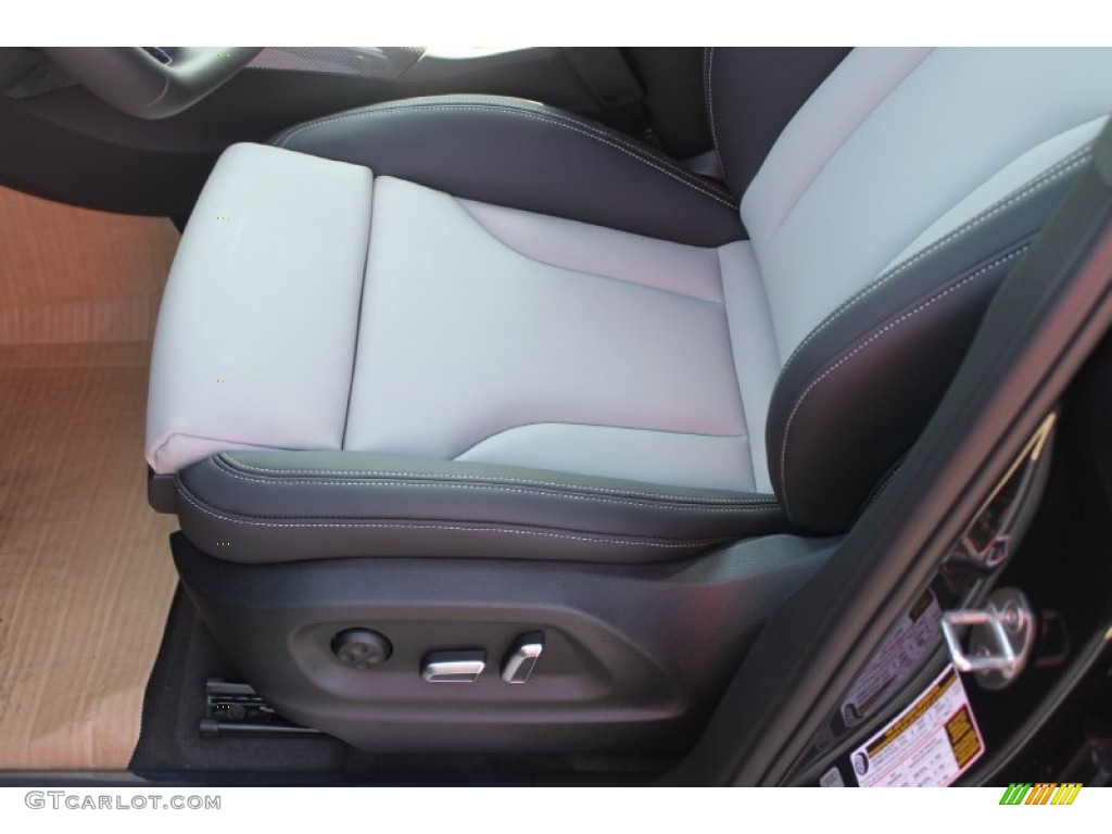 Black/Lunar Silver Interior 2015 Audi SQ5 Prestige 3.0 TFSI quattro Photo #98689471
