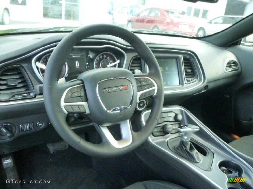 2015 Dodge Challenger R/T Scat Pack Black Dashboard Photo #98690788