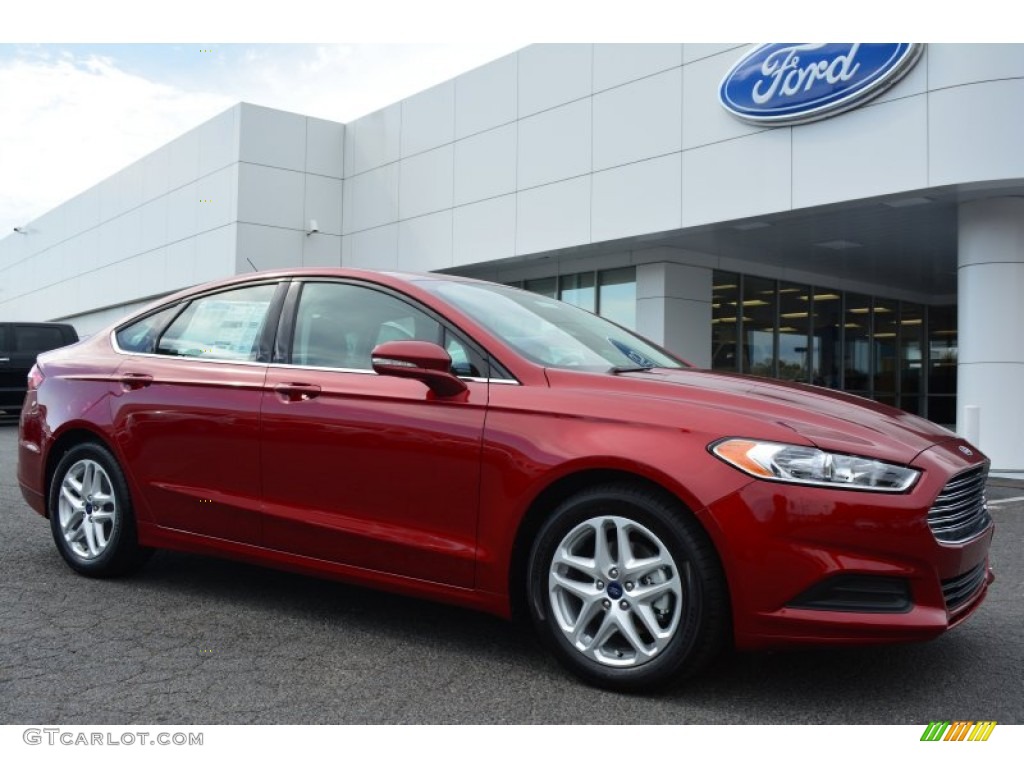 2015 Fusion SE - Ruby Red Metallic / Charcoal Black photo #1