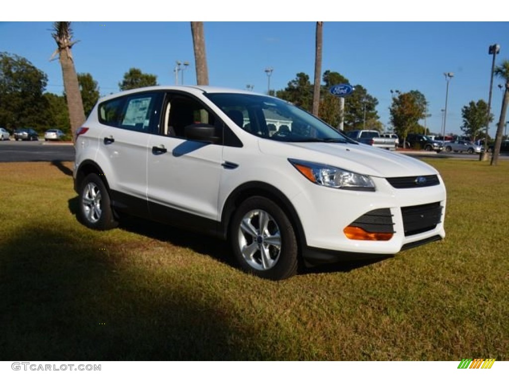 2014 Escape S - Oxford White / Charcoal Black photo #3