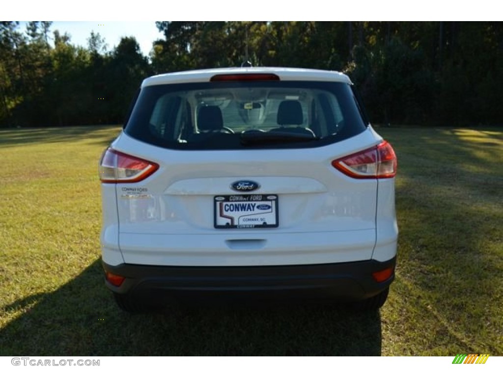 2014 Escape S - Oxford White / Charcoal Black photo #6