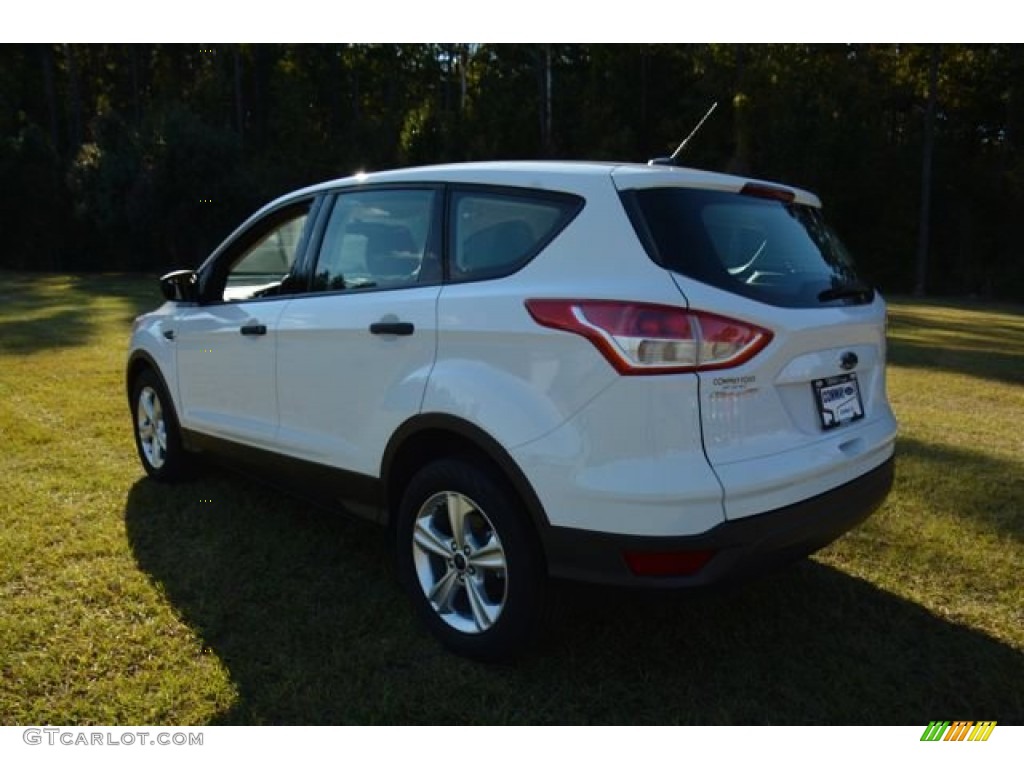 2014 Escape S - Oxford White / Charcoal Black photo #7
