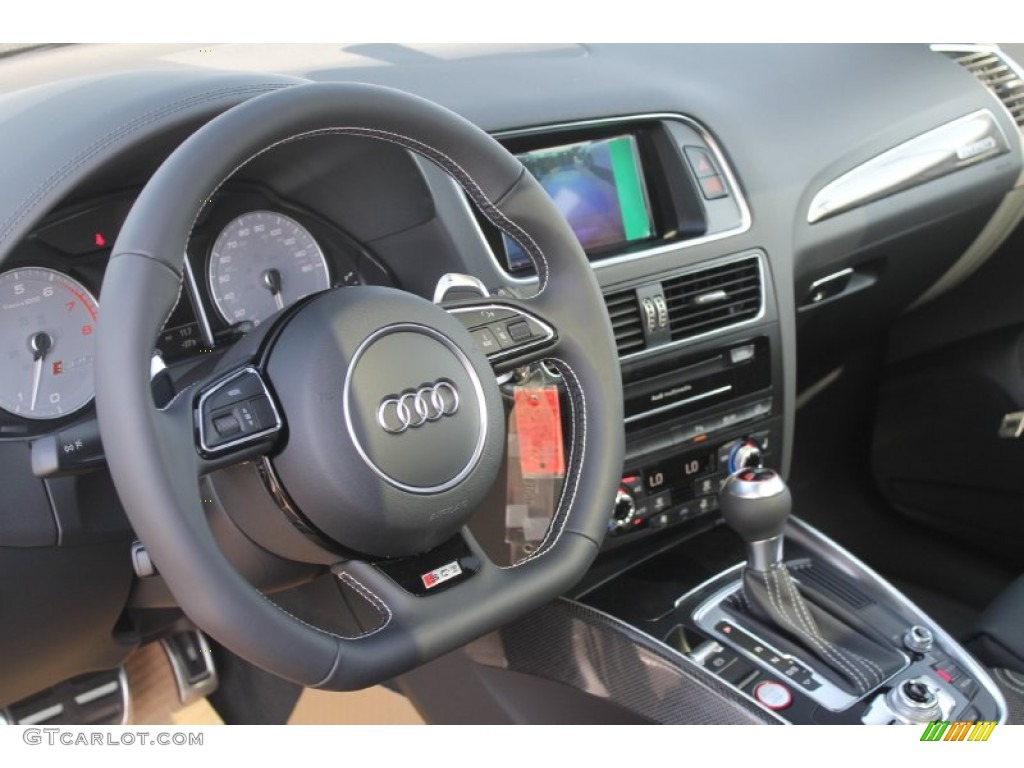 2015 Audi SQ5 Premium Plus 3.0 TFSI quattro Black Dashboard Photo #98691853