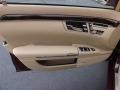 Cashmere/Savanna 2013 Mercedes-Benz S 550 4Matic Sedan Door Panel