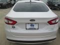 2015 White Platinum Metallic Ford Fusion Hybrid SE  photo #7