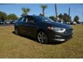 2015 Magnetic Metallic Ford Fusion SE  photo #3