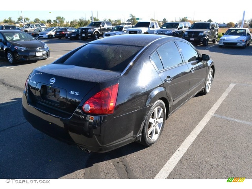 2006 Maxima 3.5 SL - Onyx Black / Black photo #2