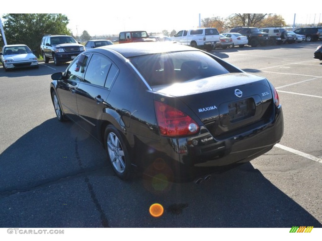 2006 Maxima 3.5 SL - Onyx Black / Black photo #3