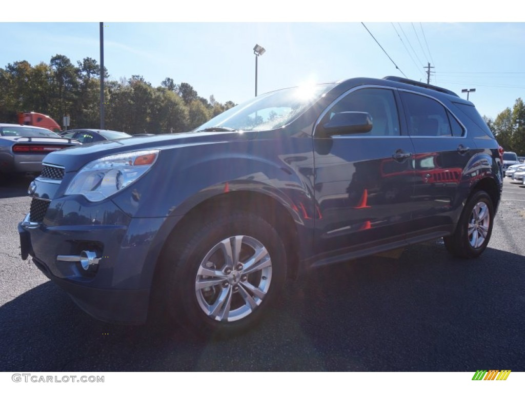 2012 Equinox LT - Twilight Blue Metallic / Light Titanium/Jet Black photo #3
