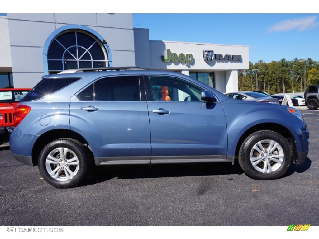 2012 Equinox LT - Twilight Blue Metallic / Light Titanium/Jet Black photo #8