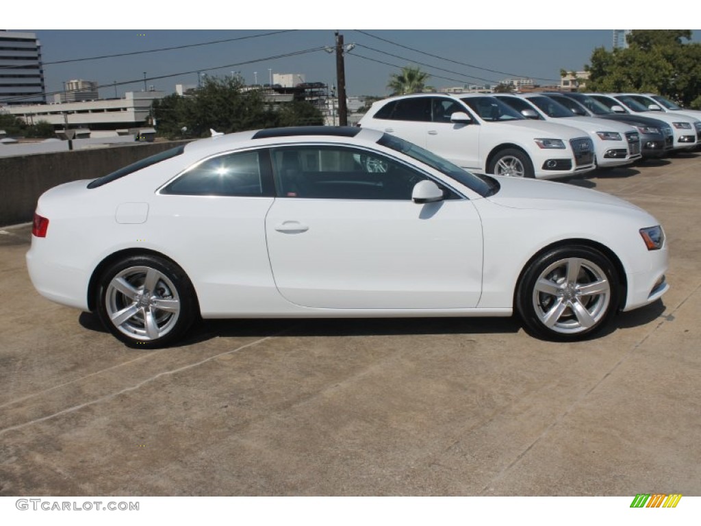 2015 A5 Premium quattro Coupe - Ibis White / Black photo #9