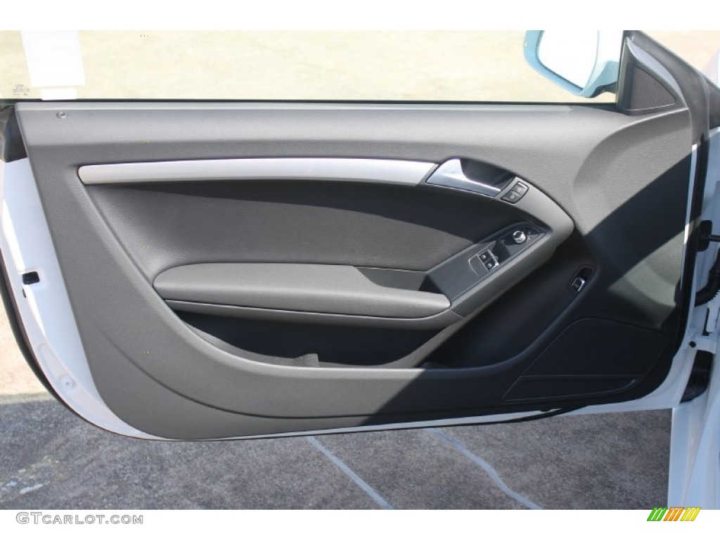 2015 Audi A5 Premium quattro Coupe Black Door Panel Photo #98694913