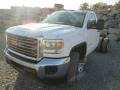Summit White - Sierra 3500HD Work Truck Regular Cab 4x4 Chassis Photo No. 2