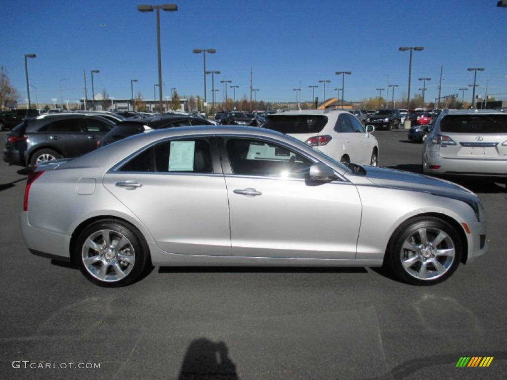 Radiant Silver Metallic 2014 Cadillac ATS 3.6L Exterior Photo #98697325