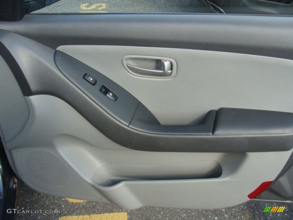2008 Elantra GLS Sedan - Carbon Gray Metallic / Gray photo #24