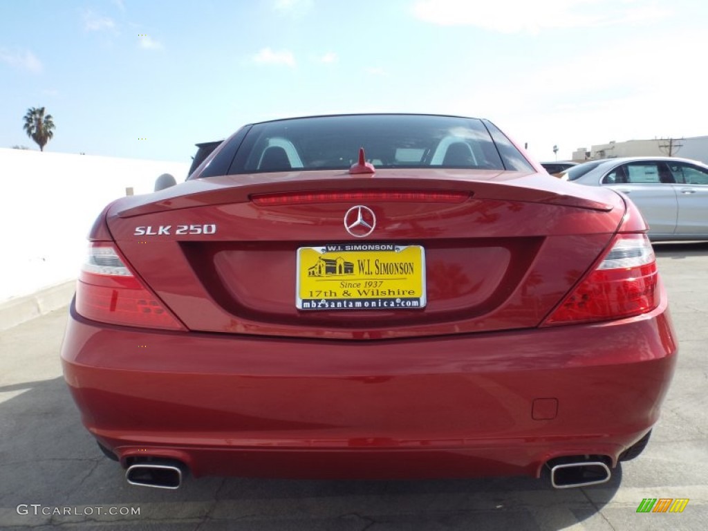 2015 SLK 250 Roadster - designo Cardinal Red Metallic / Sahara Beige photo #9