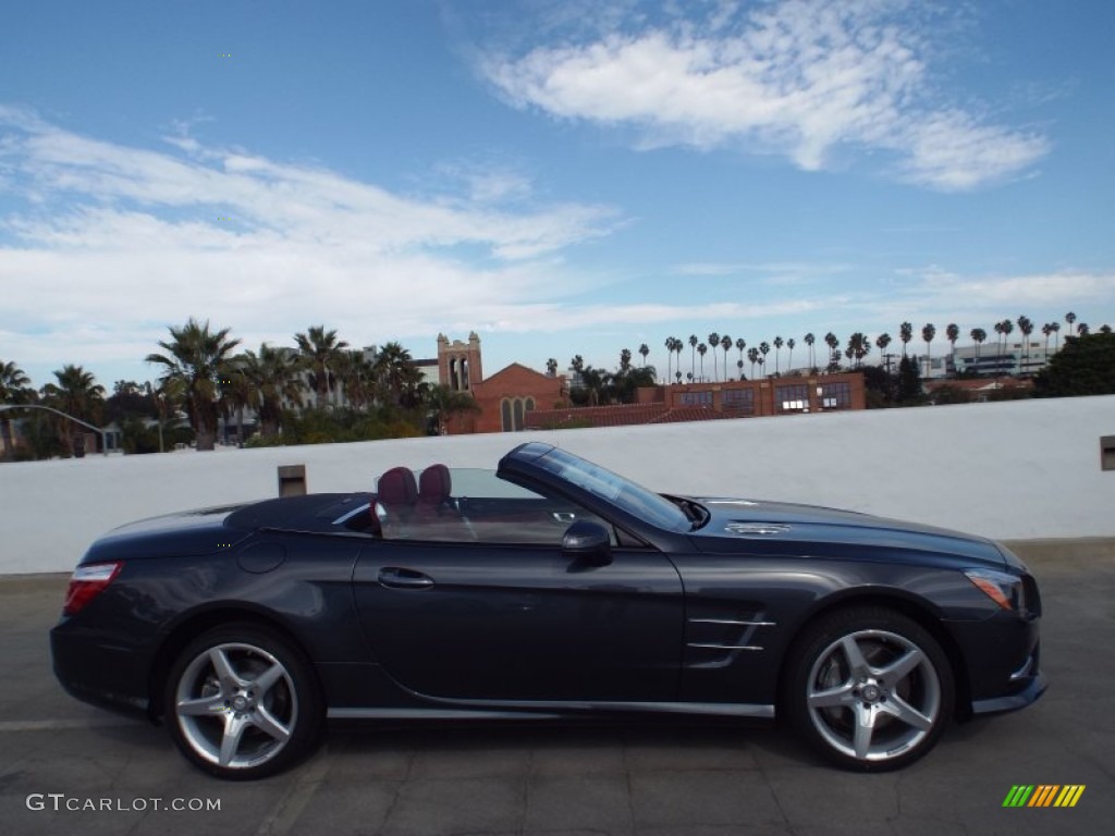 Steel Grey Metallic 2015 Mercedes-Benz SL 400 Roadster Exterior Photo #98702269