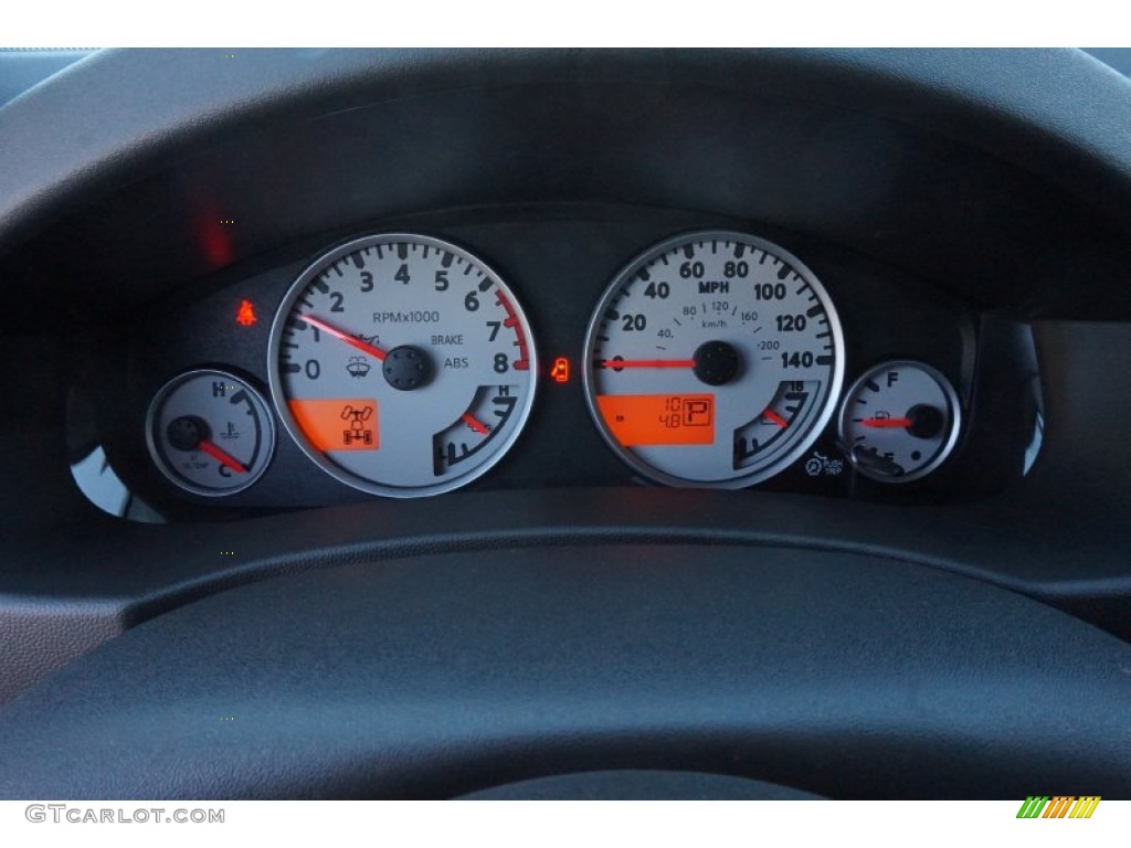 2015 Nissan Frontier Pro-4X Crew Cab 4x4 Gauges Photo #98702515