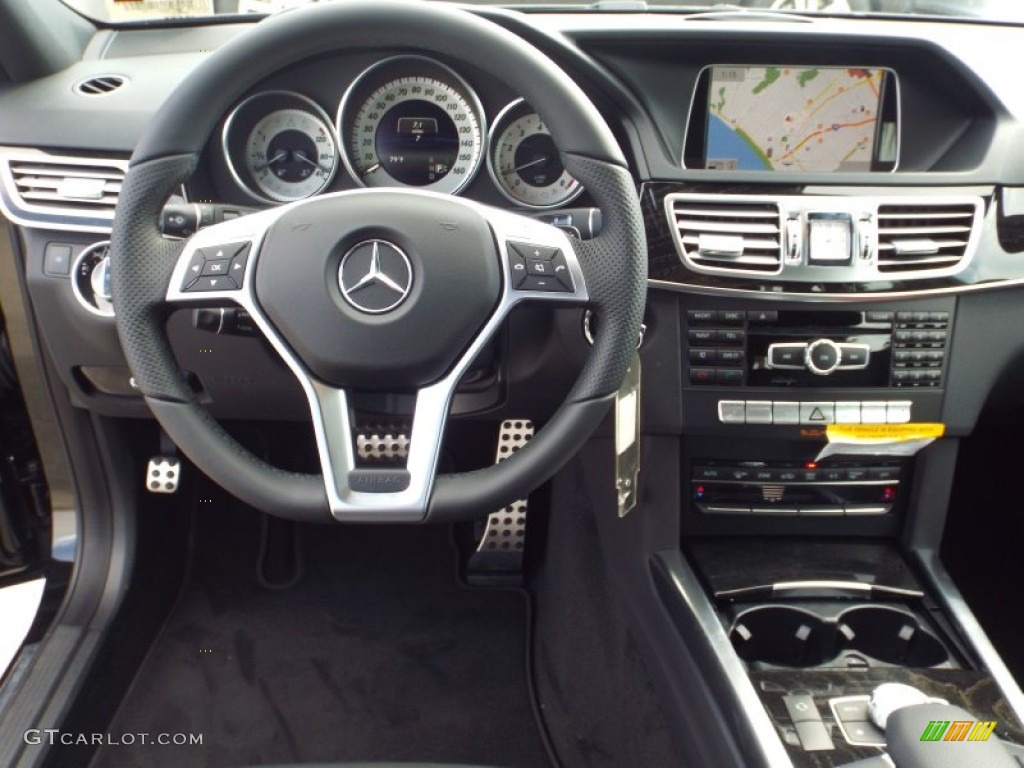 2015 Mercedes-Benz E 350 4Matic Wagon Black Dashboard Photo #98702686