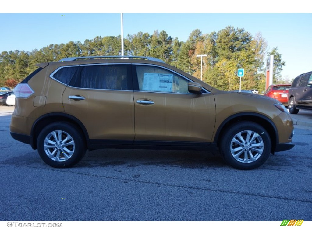 Saharan Sun 2015 Nissan Rogue SV Exterior Photo #98703191