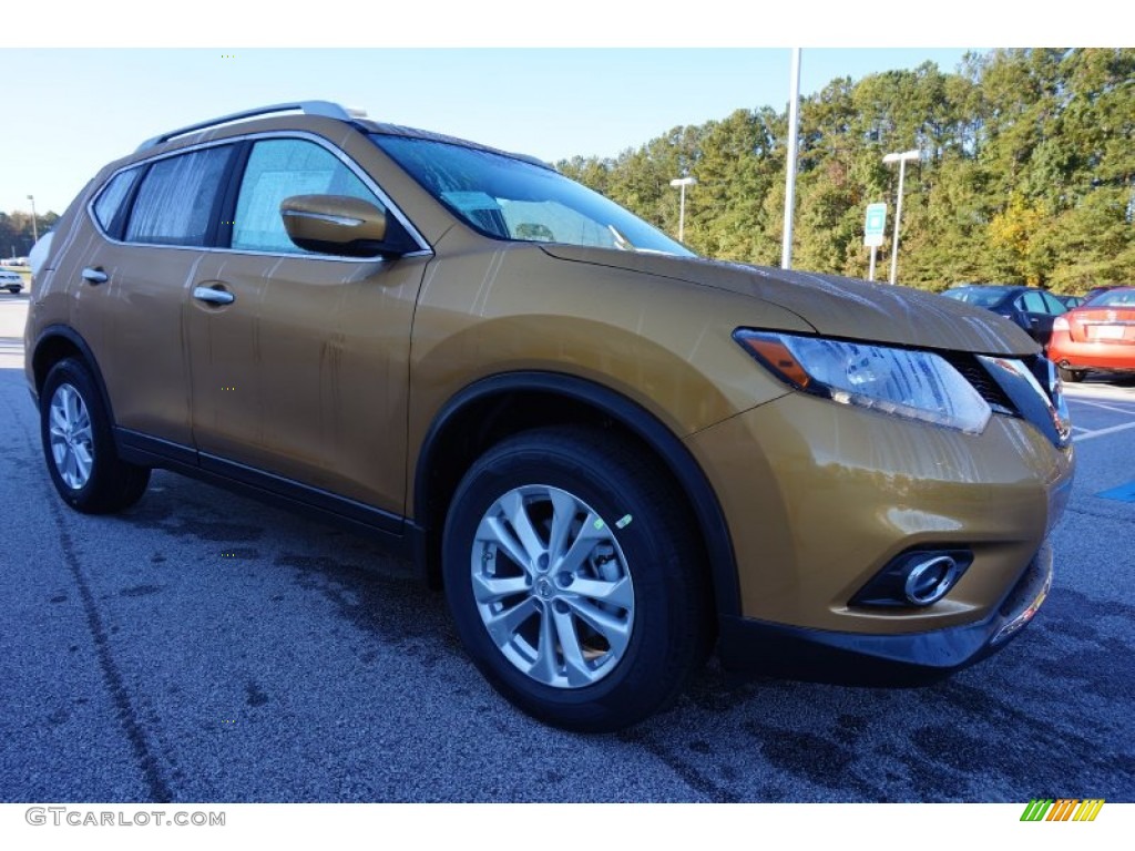 Saharan Sun 2015 Nissan Rogue SV Exterior Photo #98703217
