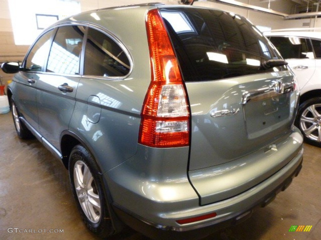 2010 CR-V EX AWD - Opal Sage Metallic / Ivory photo #4