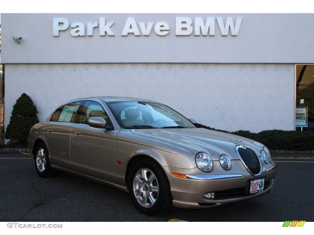 2003 S-Type 3.0 - Topaz Metallic / Sand photo #1