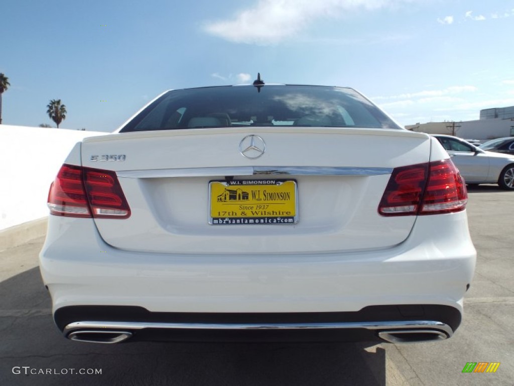 2015 E 350 Sedan - Polar White / Porcelain/Black photo #5