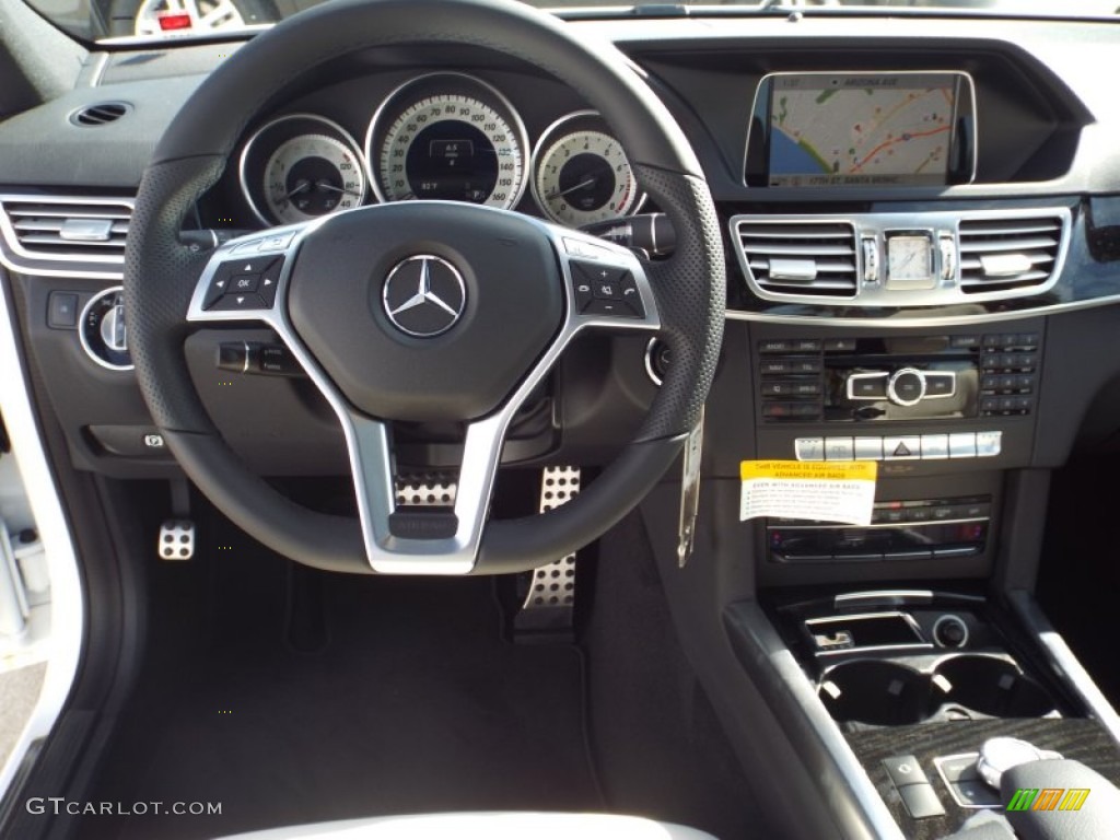 2015 E 350 Sedan - Polar White / Porcelain/Black photo #9