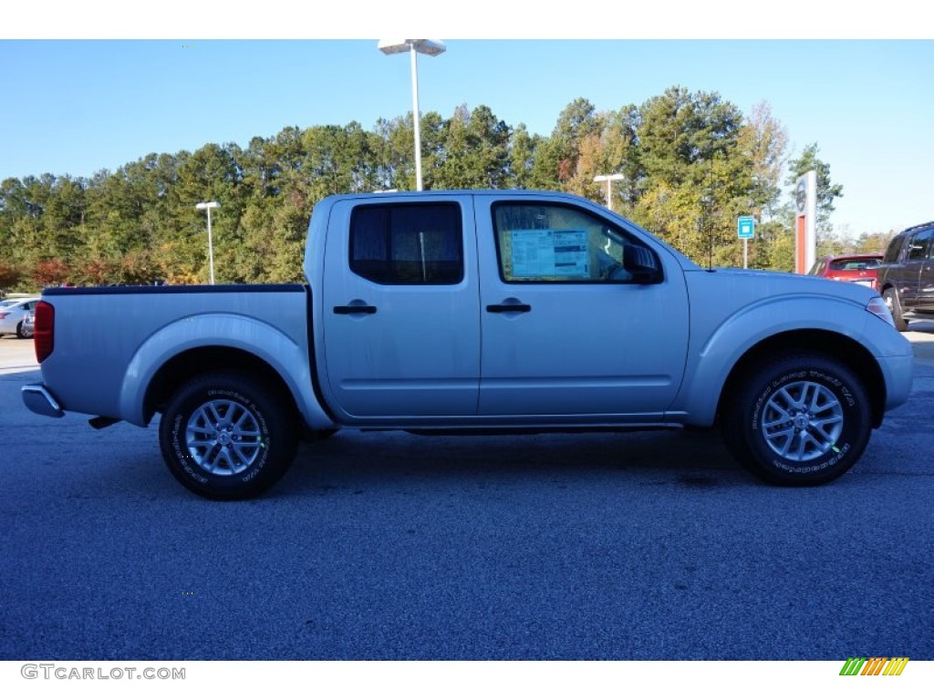 Brilliant Silver 2015 Nissan Frontier SV Crew Cab Exterior Photo #98704807