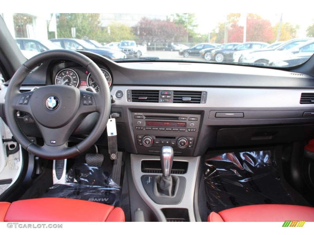 2011 3 Series 328i xDrive Coupe - Alpine White / Coral Red/Black Dakota Leather photo #16