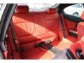 Coral Red/Black Dakota Leather Rear Seat Photo for 2011 BMW 3 Series #98705735