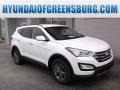 2015 Frost White Pearl Hyundai Santa Fe Sport 2.4 AWD  photo #1