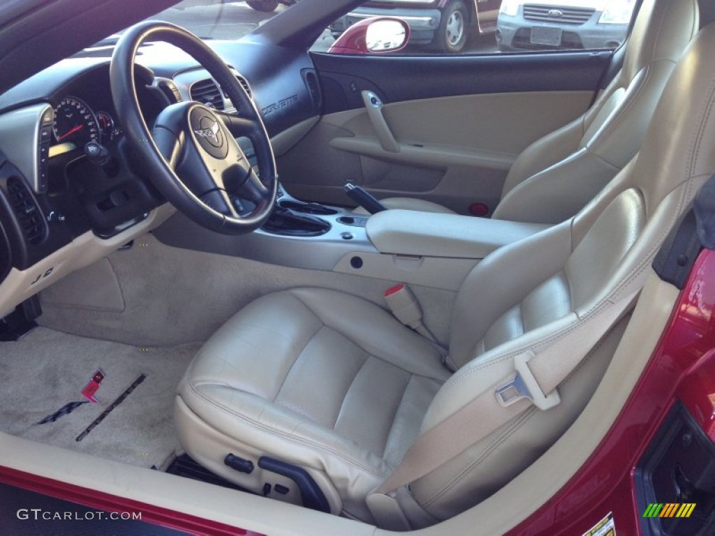 2005 Corvette Coupe - Magnetic Red Metallic / Cashmere photo #7