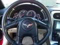 2005 Chevrolet Corvette Cashmere Interior Steering Wheel Photo