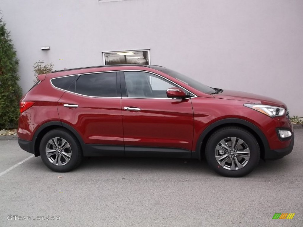 Serrano Red 2015 Hyundai Santa Fe Sport 2.4 AWD Exterior Photo #98707784