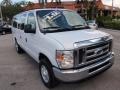 2014 Oxford White Ford E-Series Van E350 XLT Extended 15 Passenger Van  photo #2