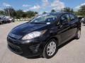 2011 Tuxedo Black Metallic Ford Fiesta SE Sedan  photo #13