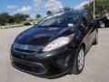 2011 Tuxedo Black Metallic Ford Fiesta SE Sedan  photo #14