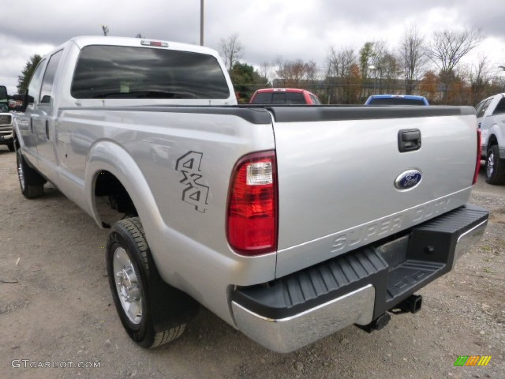 2012 F250 Super Duty XLT Crew Cab 4x4 - Ingot Silver Metallic / Steel photo #5