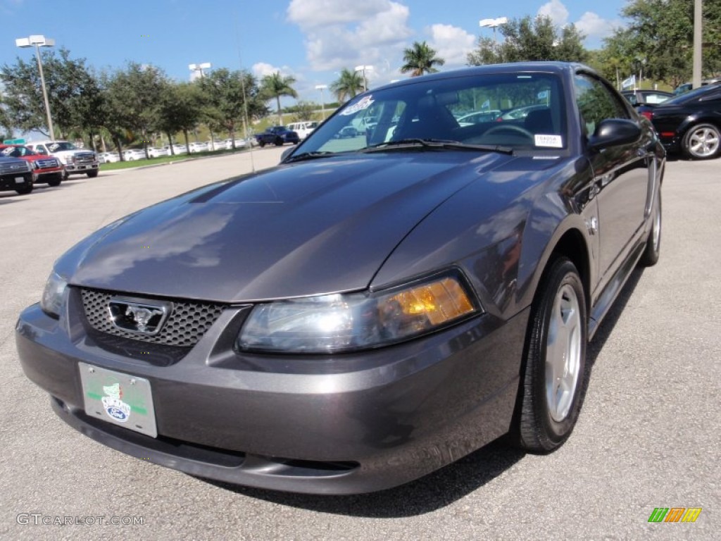 2004 Mustang V6 Coupe - Dark Shadow Grey Metallic / Medium Graphite photo #14