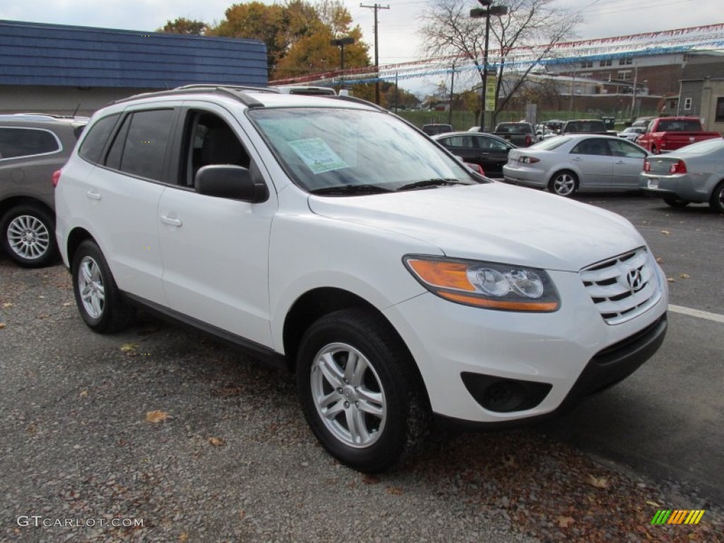 Pearl White 2010 Hyundai Santa Fe GLS 4WD Exterior Photo #98714647