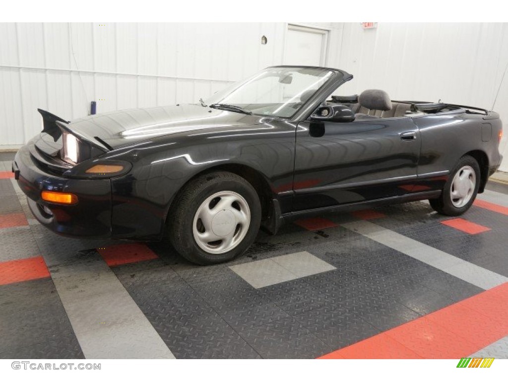 1991 Celica GT Convertible - Black / Gray photo #2