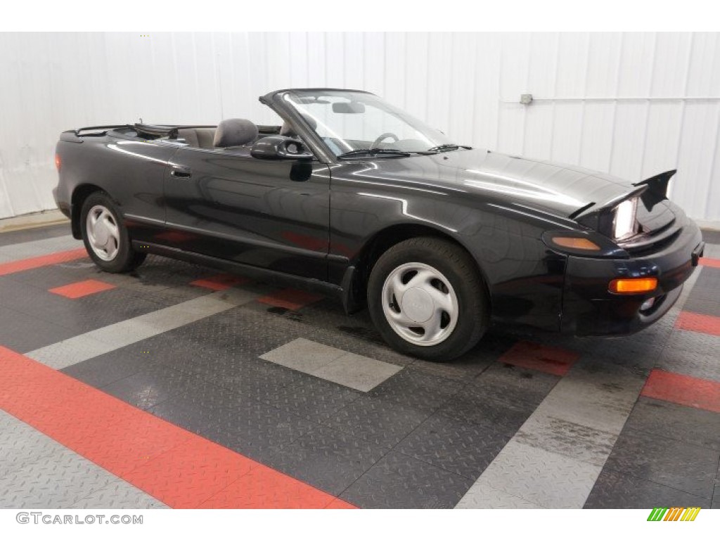 1991 Celica GT Convertible - Black / Gray photo #6