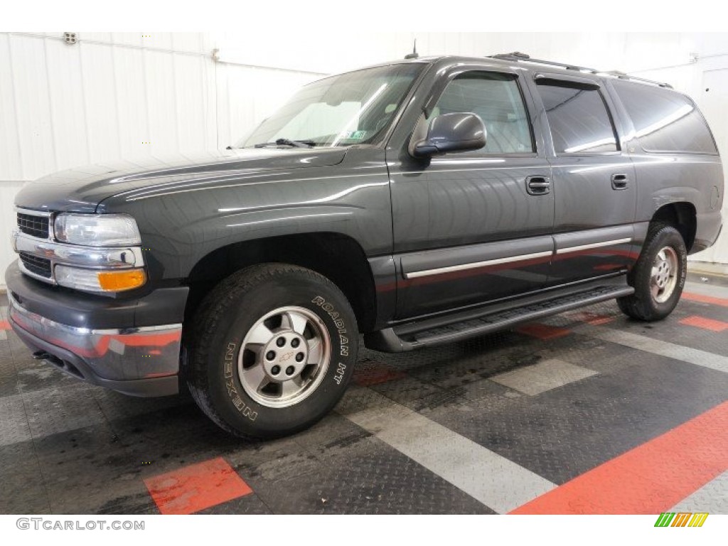 2003 Suburban 1500 LT 4x4 - Dark Gray Metallic / Gray/Dark Charcoal photo #2