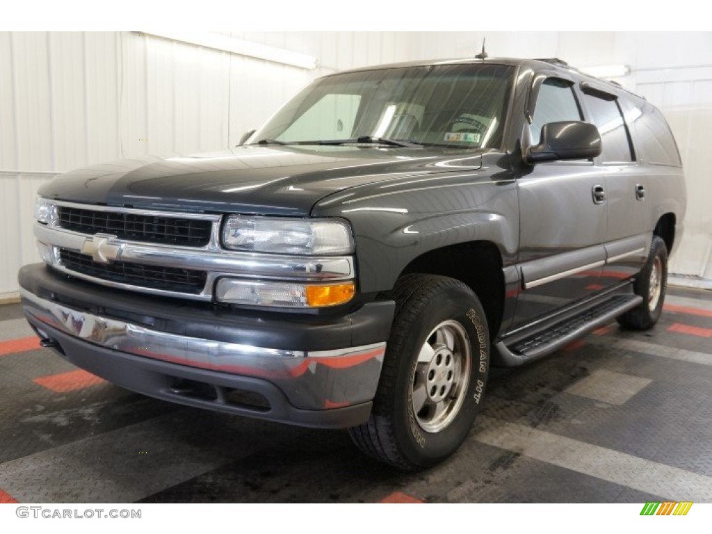 2003 Suburban 1500 LT 4x4 - Dark Gray Metallic / Gray/Dark Charcoal photo #3