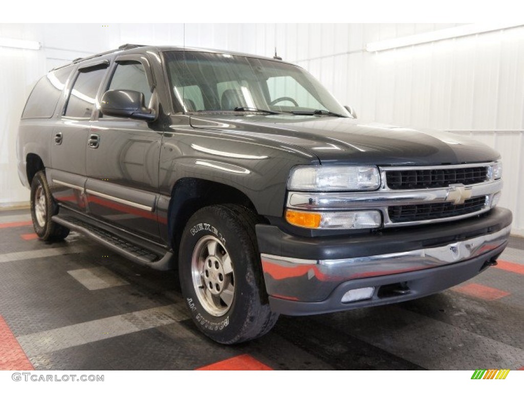 2003 Suburban 1500 LT 4x4 - Dark Gray Metallic / Gray/Dark Charcoal photo #5