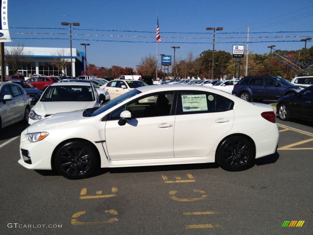 Crystal White Pearl 2015 Subaru WRX Standard WRX Model Exterior Photo #98717344
