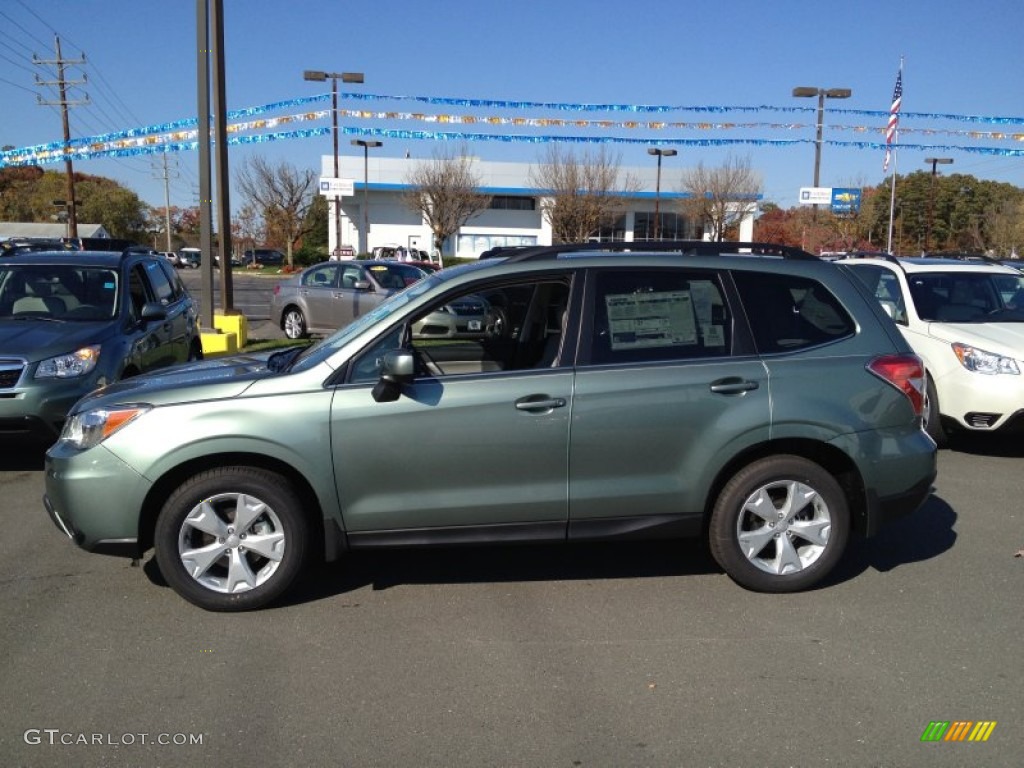 2015 Forester 2.5i Limited - Jasmine Green Metallic / Gray photo #3