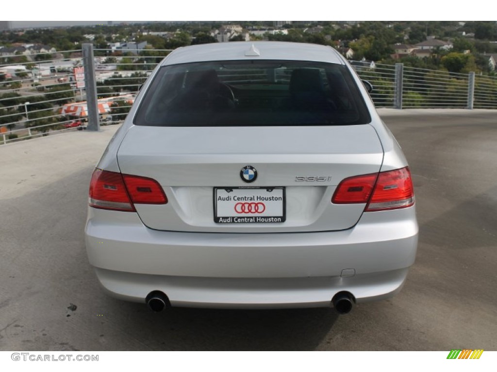 2007 3 Series 335i Coupe - Titanium Silver Metallic / Grey photo #8